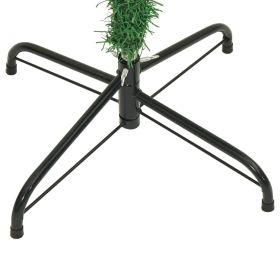 vidaXL Upside-down Artificial Christmas Tree with Stand Green 240 cm