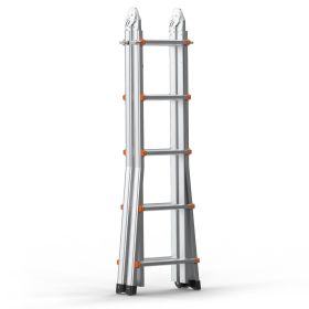 VEVOR Telescoping Ladder A Frame 16.7 FT Extension Multi-Function for Homework