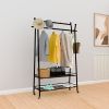 1pc, Free Standing Metal Towel Stand with Storage Shelf and Wheel for Extra Large Towel Blanket Drying, Metal Towel Drying Rack and Blanket Holder