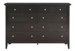 Glory Furniture Hammond G5450-D Dresser , Black