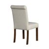 Upholstered Dining Chair with Nailhead Trim Set of 2