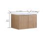 Soft Close Doors Bathroom Vanity With Sink,30 Inch For Small Bathroom,30x18-00630 IMO(KD-Packing)