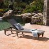 SUMMERLAND CHAISE LOUNGE - DARK GREY MESH