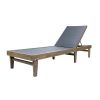 SUMMERLAND CHAISE LOUNGE - DARK GREY MESH