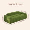 Modern Sofa Bed,Velvet Sleeper Couch,3 Seater Tufted Sofa,And Adjustable Backrests For Small Spaces, Living Room, Bedroom