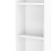 White Embossed Triamine Density Panel One Door One Drawer Three compartments Tall Cabinet Bathroom Riser