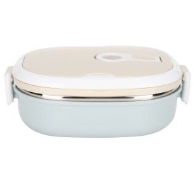 Lunch Box Portable Stainless Steel Food Container for Student Children Work (Option: Macaron)