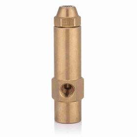 Solid Brass Construction Diesel Heavy Oil Waste Fuel Burner Nozzle 2.0mm Bore Diameter (Option: Macaron)