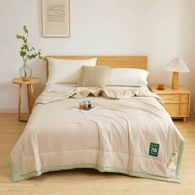 Antibacterial Raw Cotton Washable Summer Cool Quilt (Option: Macaron)