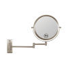 8-inch Wall Mounted Makeup Vanity Mirror, 1X / 10X Magnification Mirror, 360¬∞ Swivel with Extension Arm